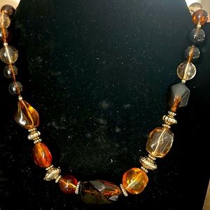 Brand new Amber Stone Necklace